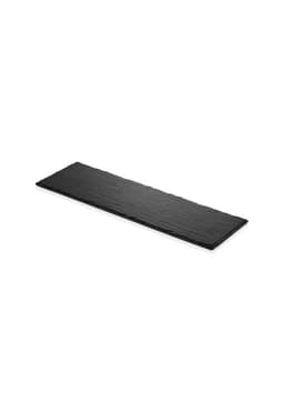 TABLA APERITIVO MELAMINA RECT 53X16X 1 CM NEGRA