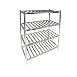ESTANTERIA ACERO INOX TIPO REJILLA DE 150x45x155 cm IMAHE