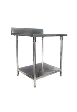 MESON CON RESPALDO ACERO INOX 80 X 70 X 85 CM IMAHE.