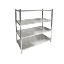 ESTANTERIA ACERO INOX LISA 150x60x155 cm IMAHE.