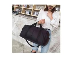 Bolsa Deportiva Gran Capacidad Para Gym Viajes Impermeable Negro TALLA UNICA