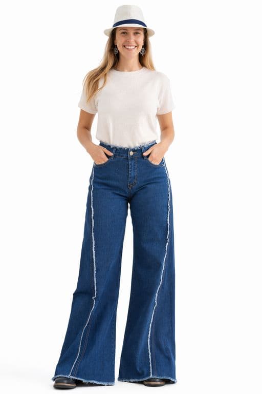 Jeans Petra Azul - Azul 36