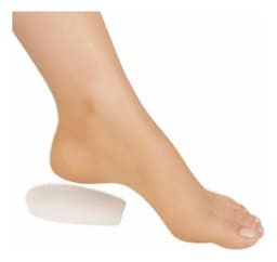 Talonera En Silicona Par -electromedicina - Blanco - L
