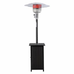 Estufa a Gas Exterior Terraza SETAX Rattan Para Patio Jardin Terraza