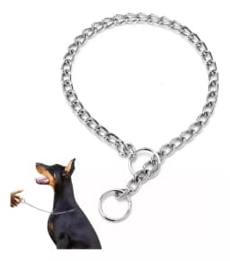 Collar De Entrenamiento Metalico, Para Perro 60 Cm De Largo