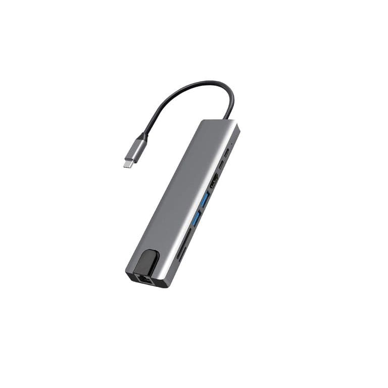 Hub Conector Tipo C 8 En 1 - SC