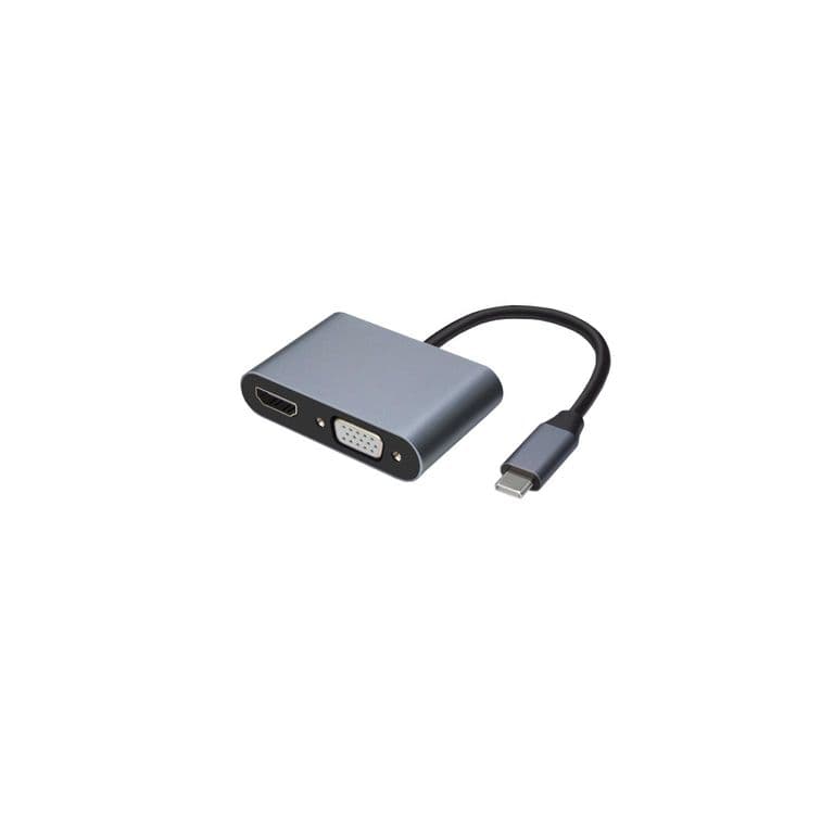 Hub Conector Tipo C A Hdmi Y VGA - SC
