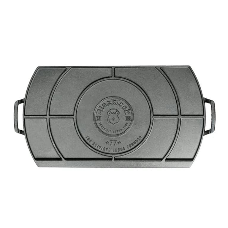 Plancha Doble Quemador Blacklock CAST IRON