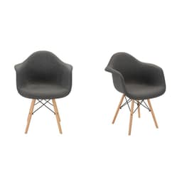 Pack x 2 sitial Eames tela Gris