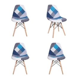 Pack x 4 Silla Eames Patchwork