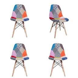 Pack x 4 Silla Eames Patchwork