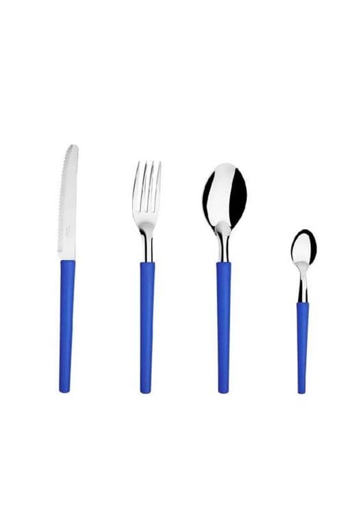 PACK CUBIERTOS 24 PZAS AZUL DISOLLE