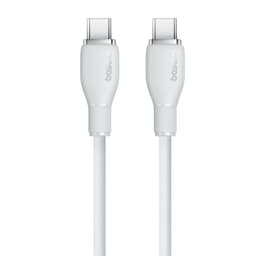 Cable de Carga Rapida Tipo-C a Tipo-C de 200 cm - 100W Blanco