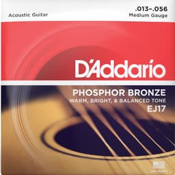 Set Guitarra Acustica Fosforo Bronze 13-56 EJ17