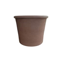 Maceta Primitivo Cilindrica 33cm Grafito