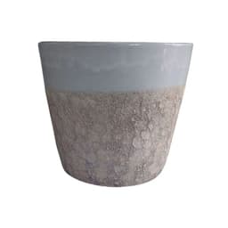 Maceta Seaside 28cm Conica Blanco Tropea