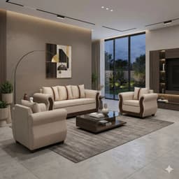 JUEGO DE LIVING ATENAS 3-1-1 Beige