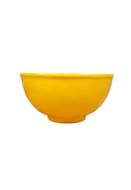 Set de 6 bowl melamina amarillo 10 cm.