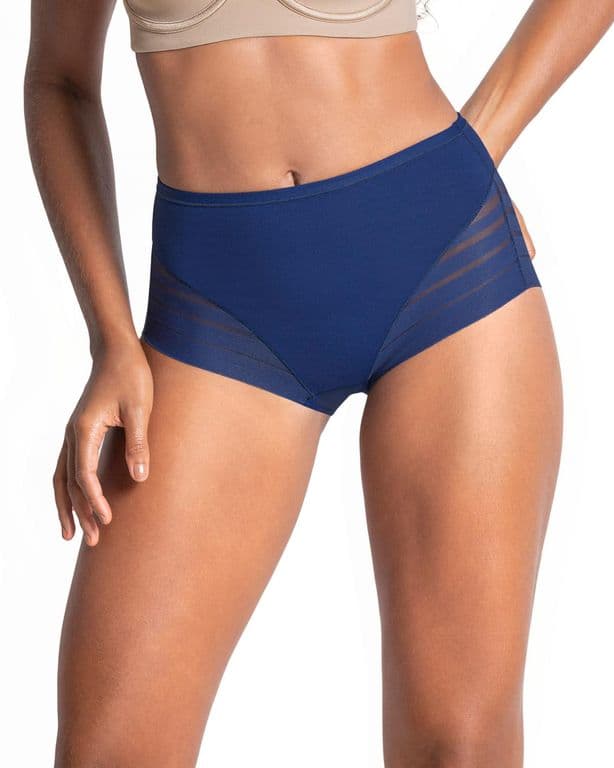 Calzon Faja de Control Suave Tiro Alto 012903 Azul S