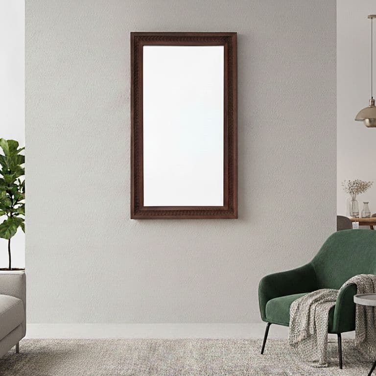 ESPEJO RATTAN CANELA
