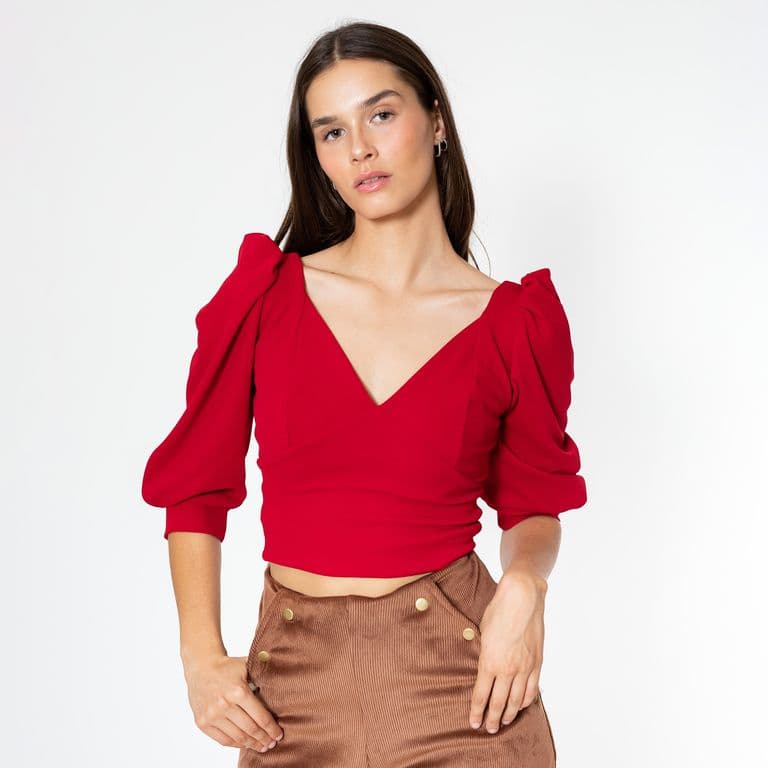 Polera Margaret Rojo Rojo M