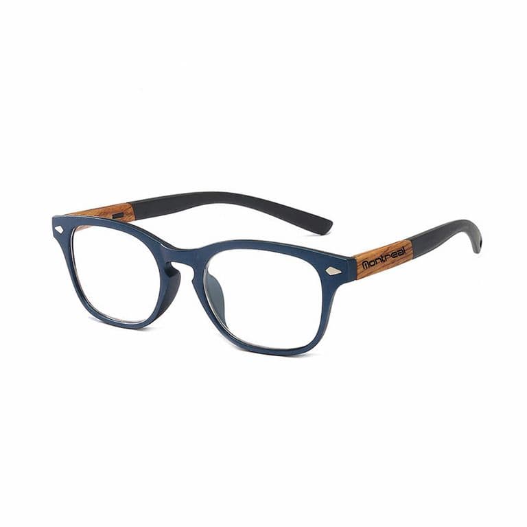 Lente lectura Anteojos opticos con aumento + 1.5 unisex Azul TALLA UNICA