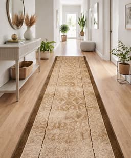 Alfombra Pasillo CAFE 67 cm x 10 metros ANTIDESLIZANTE Sin Overlock