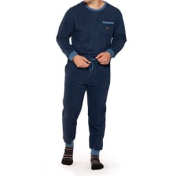 Pijama Polar Termico Azul Azul S