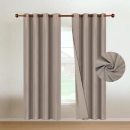 Cortinas Blackout 100% 2 Panos 140x220 Text Lino - Beige