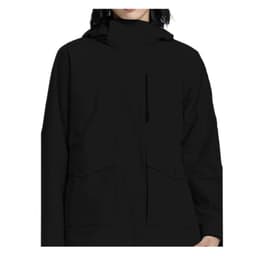 Cortaviento Impermeable Urbano Bengala Negro Mujer Negro S
