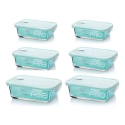 Pack 6 Hermeticos Taper Vidrio Templado Allegra.