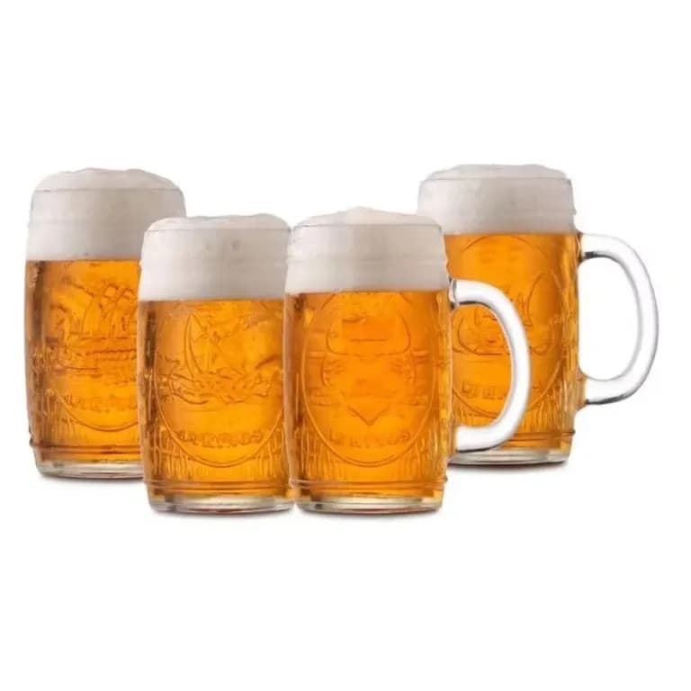 Set 4 Vasos Shop Modelo Vikings De 480mL Vaso Shopero Tragos