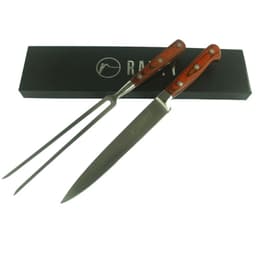 KIT PARRILLERO CUCHILLO Y TENEDOR TRINCHADOR
