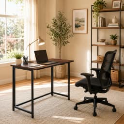Escritorio Plegable Top Living Wengue Compacto Industrial