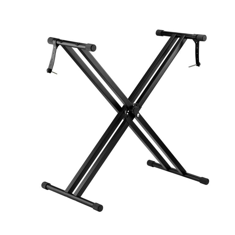Atril Doble Forma X Metal Para Teclados Musicales - SC
