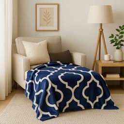 Manta Soft Tone blue Azul 1,5 PLAZAS
