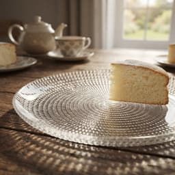 Plato Torta de vidrio 27Cm Generation Set 6 pcs