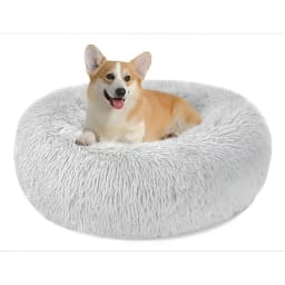 Cama De Felpa Para Perros De Raza Grandes 100cm De Diametro