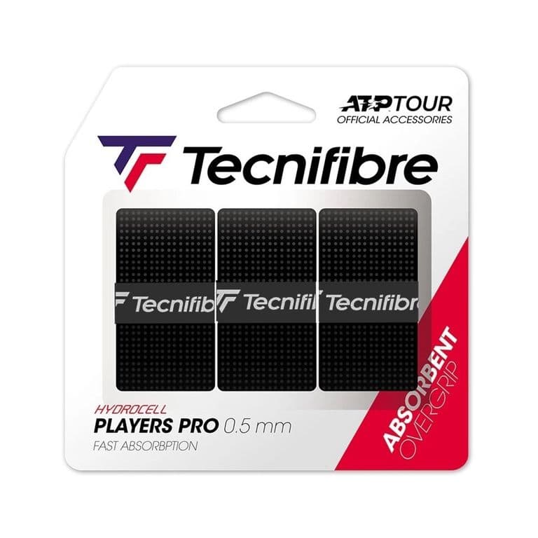 Overgrip Pro Players Negro X3 Tenis Padel