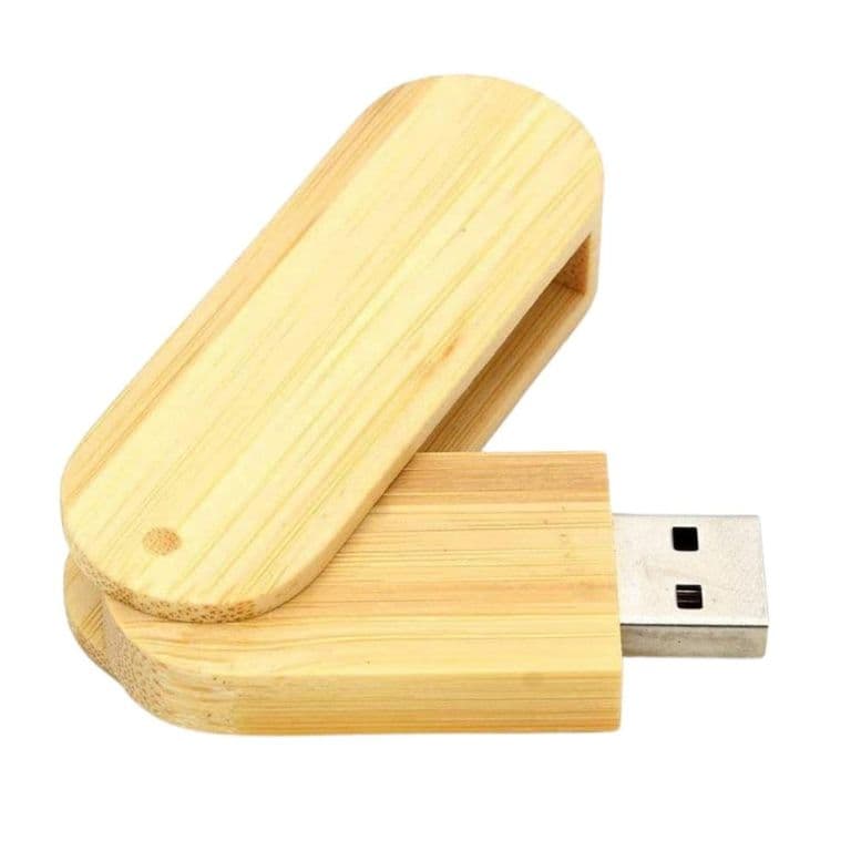 Pendrive Plegable Madera Llavero 16 GB