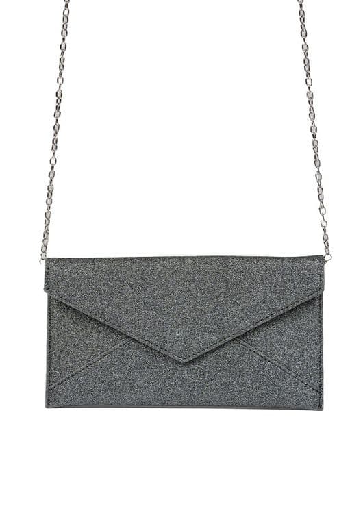 Cartera de fiesta Ecocuero Mujer Plateado Plateado TALLA UNICA