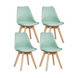 Pack 4 Sillas Tulip Menta