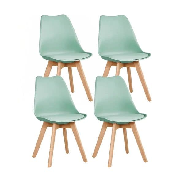 Pack 4 Sillas Tulip Menta
