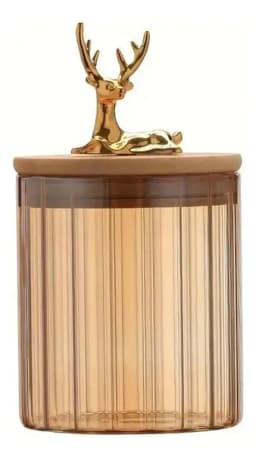 Envase Contenedor Frasco Cocina Vidrio Hermetico Ciervo