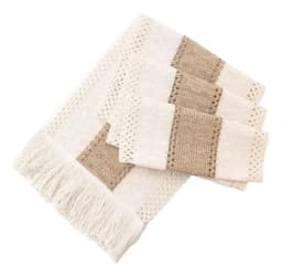 Mantel Camino De Mesa Rectangular Yute Linea 180x30cm - Marron