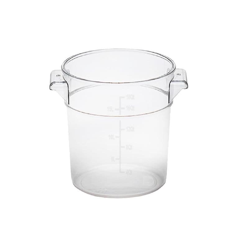 CONTENEDOR POLICARBONATO REDONDO 17 LT