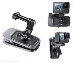 Clip De Mochila magnetico Rotatorio 360 Para Camaras Gopro Y Otras