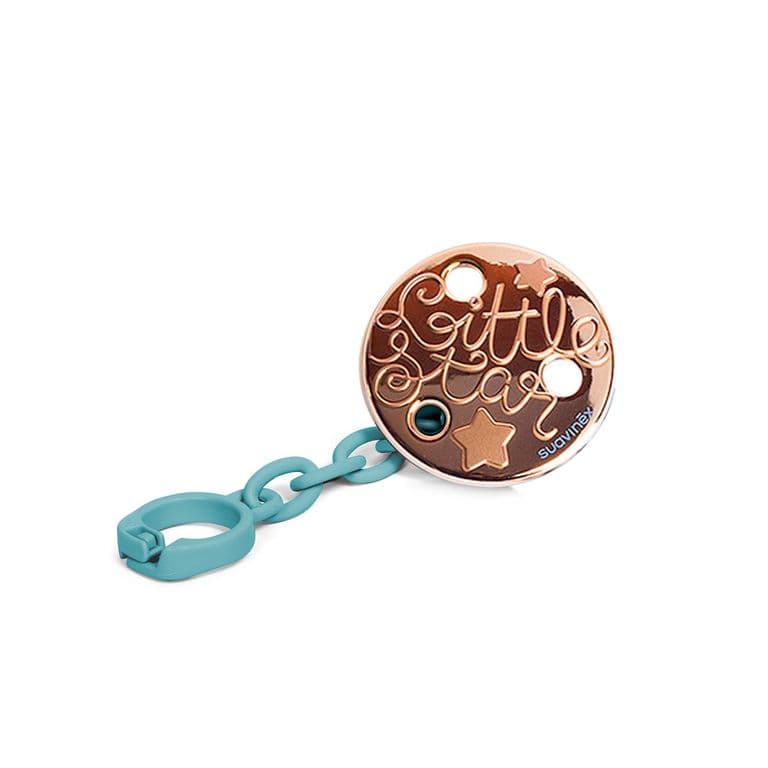 BROCHE PINZA REDONDO PREMIUM CELESTE
