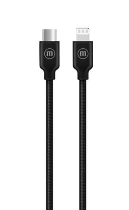 Cable Trenzado Usb-c A Lightning 2metros Carga Rapida Negro