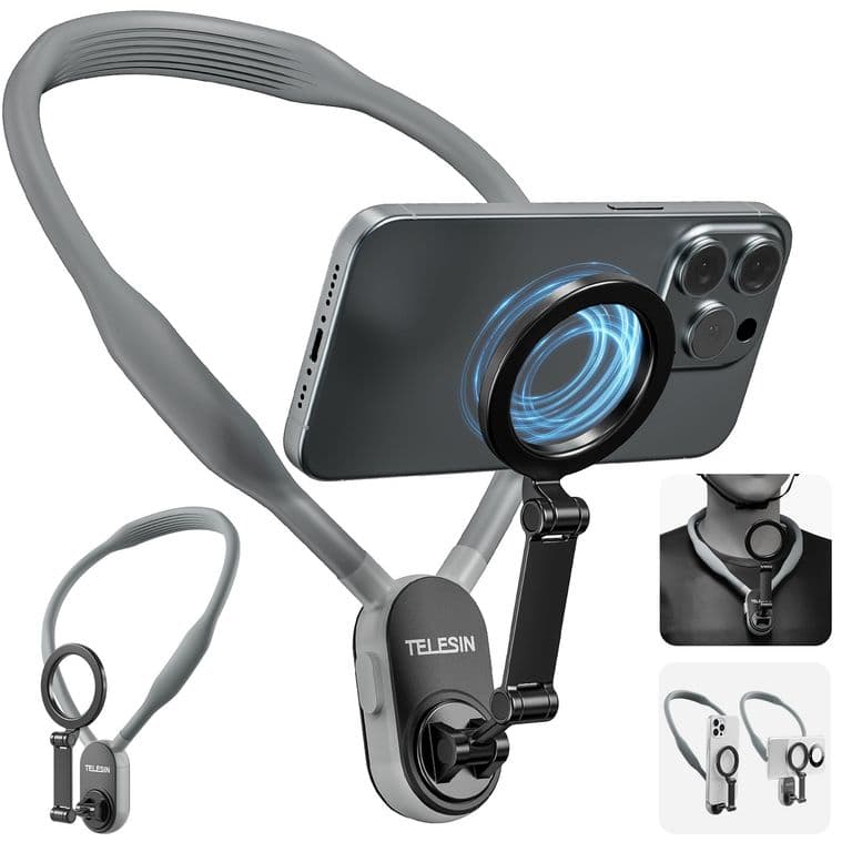 Soporte Correa de Cuello Magnetico para Smartphone -